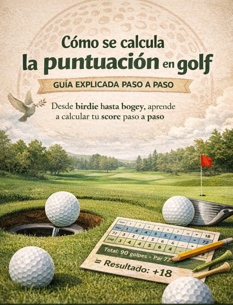 Cómo se calcula la puntuación en golf: score explicado paso a paso