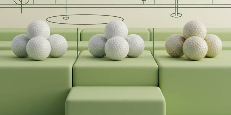 Bolas de golf para una ronda