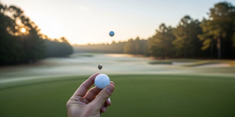 Mano sosteniendo una bola reciclada